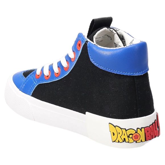 Dragon Ball Z, Hi-Top Shoes Sneakers White /Blue /Yellow SIZE 3 - Picture 9 of 9